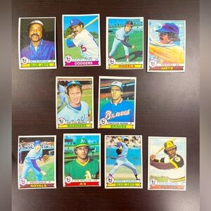 1979 Topps set of 10
